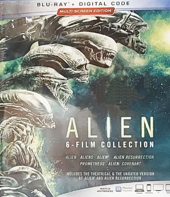 ALIEN 6 Film Collection Blu-ray +Digital