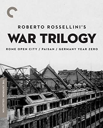 Criterion Collection: Roberto Rossellini's War Trilogy (Rome Open City, Paisan, Germany Year Zero) BR BOXSET