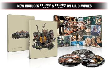 Jurassic Park Trilogy (Jurassic Park / The Lost World: Jurassic Park / Jurassic Park III) - Limited Edition Steelbook 4K Ultra HD + Digital