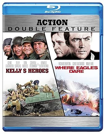 Kelly's Heroes 戰略大作戰  1970 / Where Eagles Dare 壯士雄風1968 (Action Double Feature) [Blu-ray]