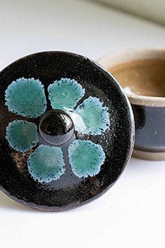 牛戶燒  青梅調味皿