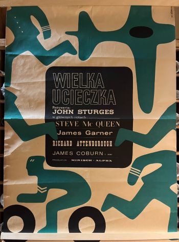 [波蘭老海報] The Great Escape / Wielka Ucieczka (1963) Polish Poster