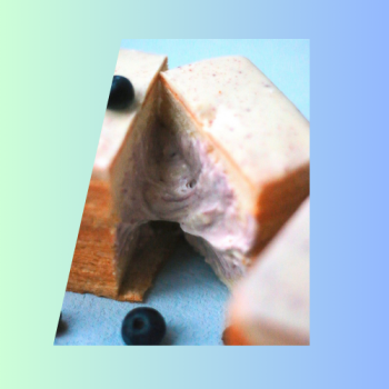 藍莓芝士蛋糕牛角包 / Blueberry Cheesecake Cube Croissant