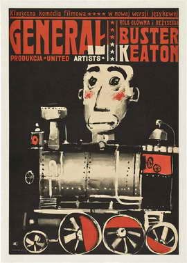 The General 火車將軍 (1926) Polish Style A Poster 