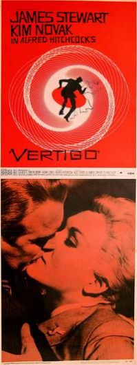 Vertigo 迷魂記 (1958)  Insert Style A Poster