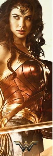 Wonder Woman Sword Gal Gadot  long railway(53cm x158cm)Poster
