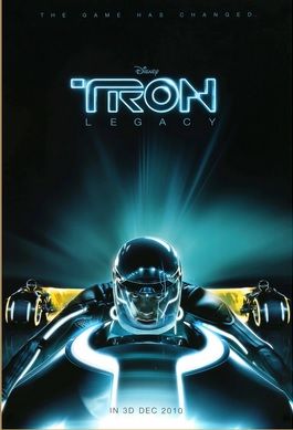Tron Legacy(2010) (騎電單車Tron字上 細SIZE) Style A Double Sided Poster 