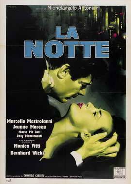 The Night (La Notte) 夜 Poster Italian Style A