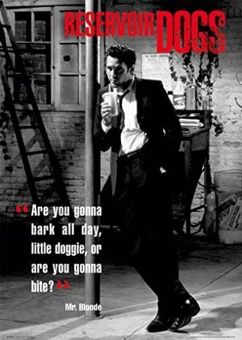 Reservoir Dogs Mr. Blonde - b&w Poster 