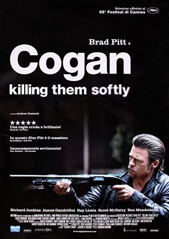 Killing Them Softly Cogan  殺戮行動 (白色大字Brad Pit持槍)Poster Special Price
