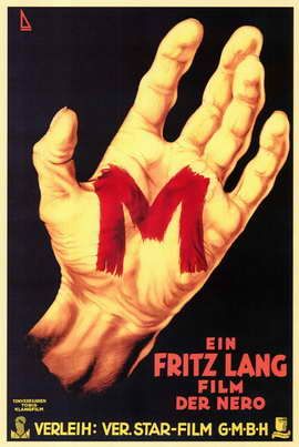 M (1931) German Style E Poster