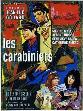 The Carabineers ( Les carabiniers) 槍兵 (1963) French Style A Poster 