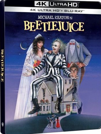 Beetlejuice 嘩鬼家族 1988 4K UHD+BR Steelbook (HK Version)