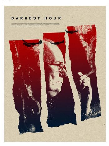 Darkest Hour 黑暗對峙 (2017) Hard Paper Poster 
