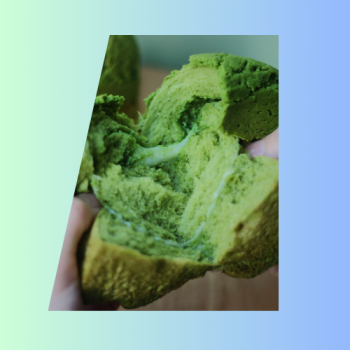 斑斕椰子菠蘿包 / Pandan Coconut Mochi Bun