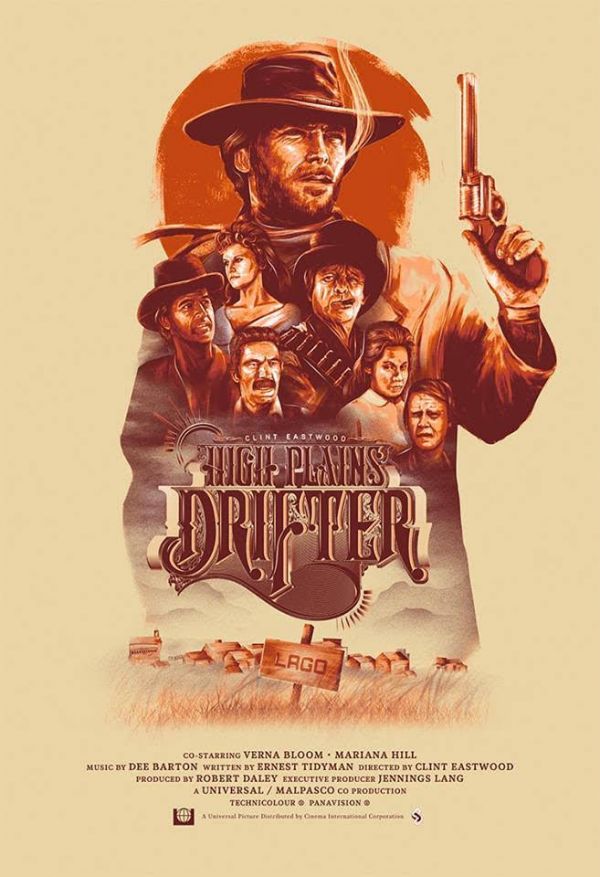 High Plains Drifter 24"x36" Regular Limited Numbered Poster