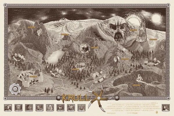 Krull - 24"x36" Limited Numbered Poster