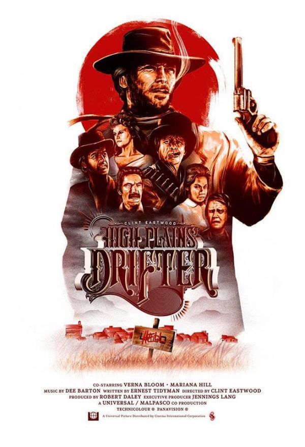 High Plains Drifter 24"x36" Variant Limited Numbered Poster