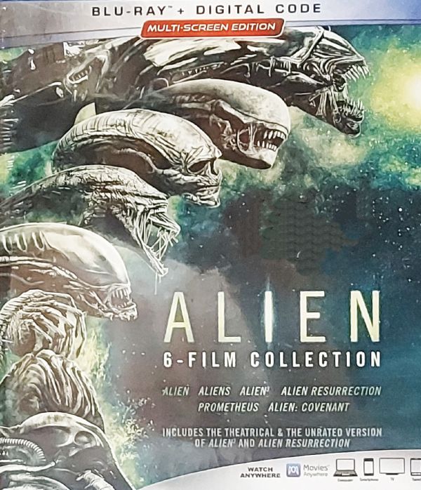 ALIEN 6 Film Collection Blu-ray +Digital