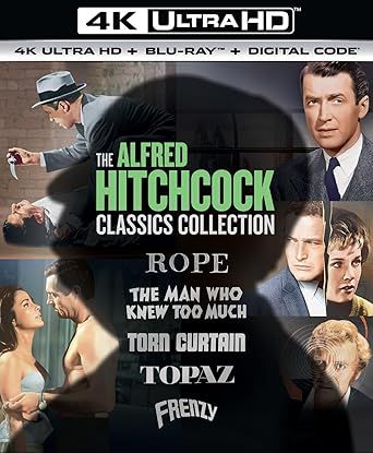 The Alfred Hitchcock Classics Collection 4K Ultra HD + Blu-ray + Digital 