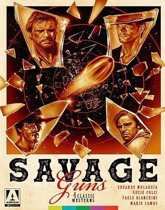 SAVAGE Guns 4 Classic Westerns 4 Disc Blu-ray Boxset