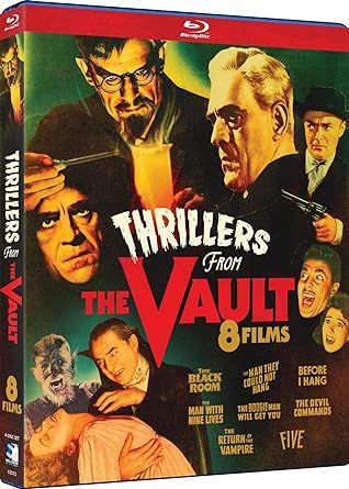 Thrillers From The Vault - 8 Classic Horror Films BR