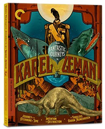 Criterion Collection: Three Fantastic Journeys by Karel Zeman (Journey to the Beginning of Time/Invention for Destruction/The Fabulous Baron Munchausen) BR