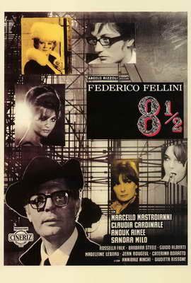 8 1/2 八部半  Italian Style C Poster