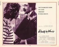 Death in Venice 魂斷威尼斯 1971 ( 白底橫倒) style A Poster