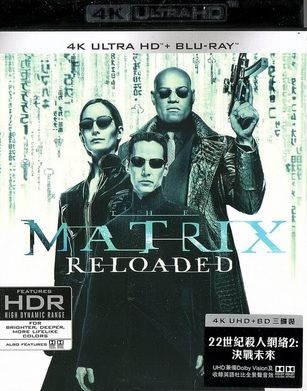 The Matrix 2: Reloaded 22世紀殺人網絡2: 決戰未來 2003 4K+UHD 3xBR