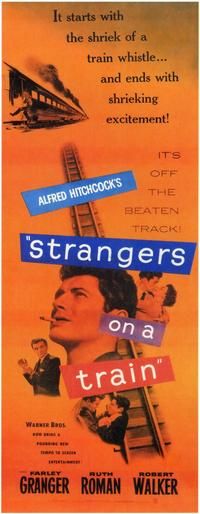 Strangers On A Train 火車怪客 (1951) Style A Poster