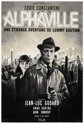 Alphaville 阿爾伐城 French Style A Poster