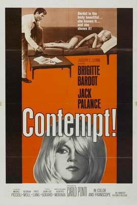 Contempt 輕蔑 (1963) Style B Poster