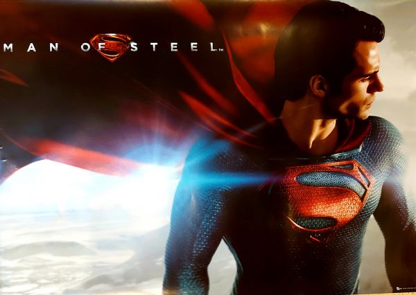 Superman Man Of Steel (Looking) Poster