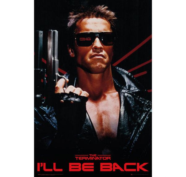 The Terminator (1984) I'll Be Back 未來戰士 Poster