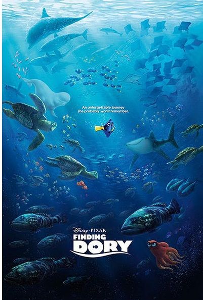 Finding Dory 海底總動員2 Unforgettable Journey Teaser Poster