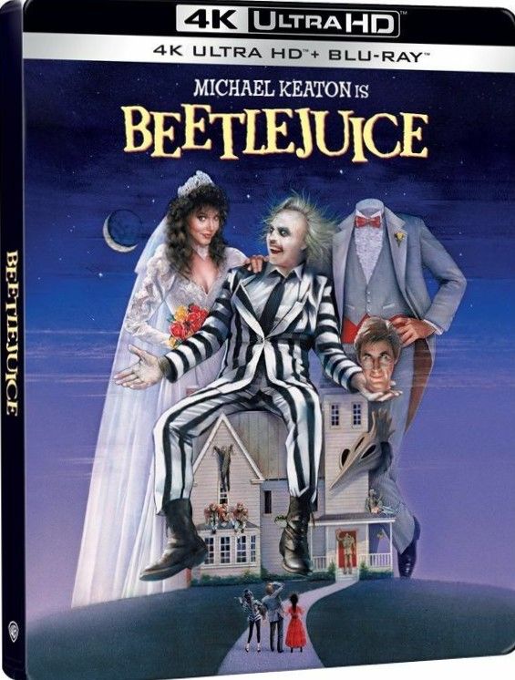 Beetlejuice 嘩鬼家族 1988 4K UHD+BR Steelbook (HK Version)
