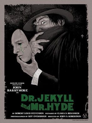 Dr. Jekyll and Mr. Hyde Regular Edition 18" X 24"(灰+綠字)Hard Paper Poster Limited Numbered