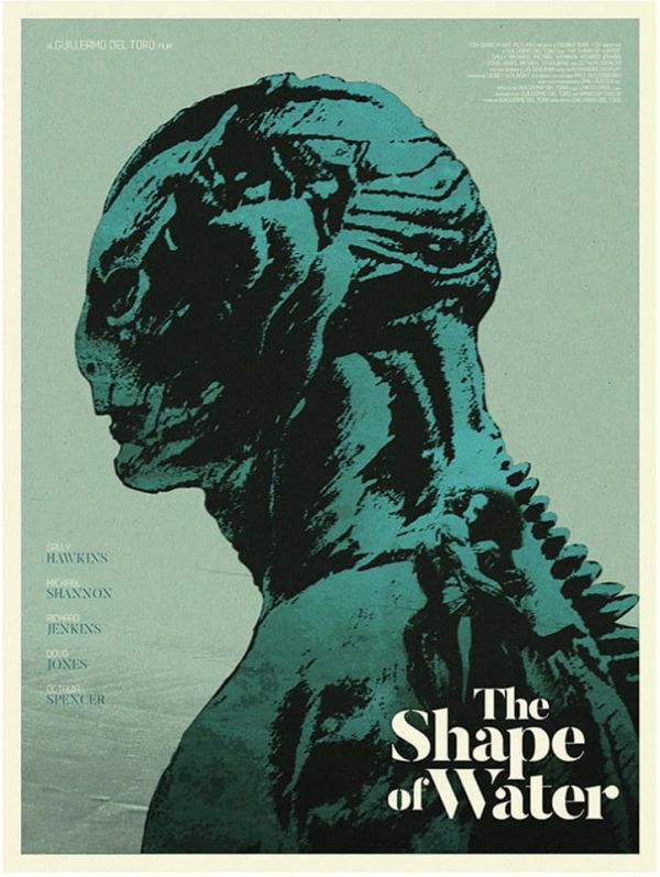 The Shape Of Water 忘形水(怪物半身) Hard Paper Poster