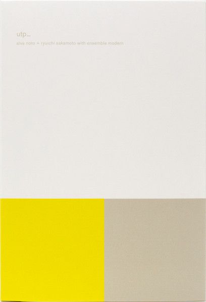 Alva Noto/Ryuichi Sakamoto With Ensemble Modern/utp (Remaster) (N054-1) CD